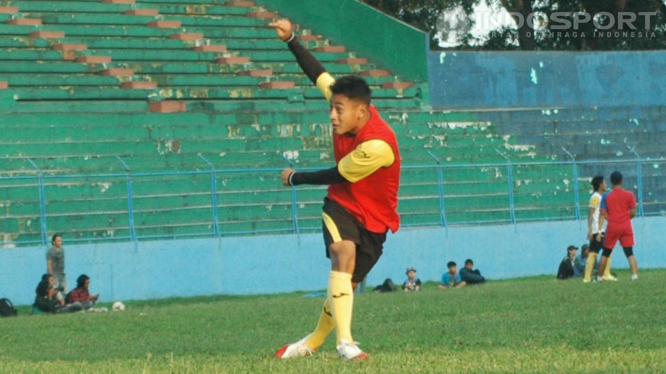 Samsul Arif Munif (Arema Cronus) Copyright: © Ardiyansyah/INDOSPORT